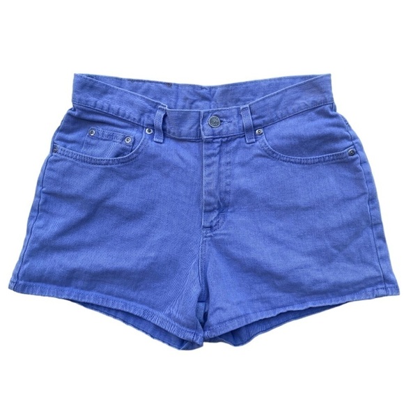 Levi Riveted 90's Purple Jean Shorts - Picture 1 of 13